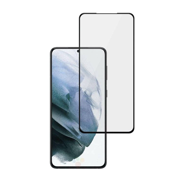 Alink 2.5D silk print full glue tempered glass screen protector for Samsung Galaxy S21+
