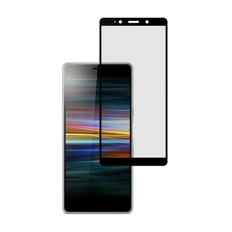Alink 3D hot bending edge glue tempered glass screen protector for Sony Xperia L3