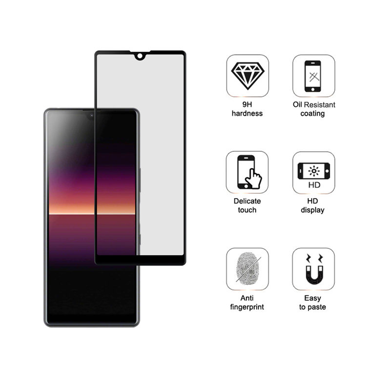 Alink 3D hot bending full glue tempered glass screen protector for Sony Xperia L4