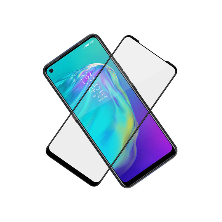 Alink 3D hot bending full glue tempered glass screen protector for Tecno Camon Pova