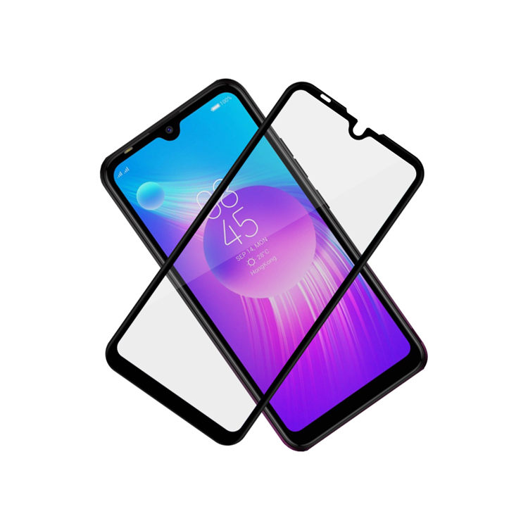 Alink 3D hot bending full glue tempered glass screen protector for Tecno Spark 4 Lite