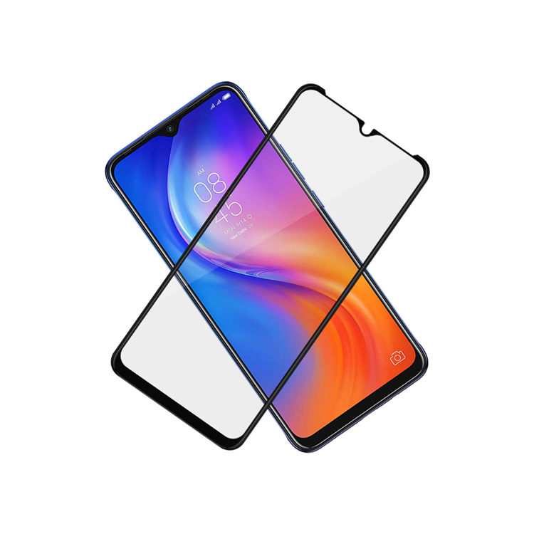 Alink 3D hot bending full glue tempered glass screen protector for Tecno Spark 6 Air