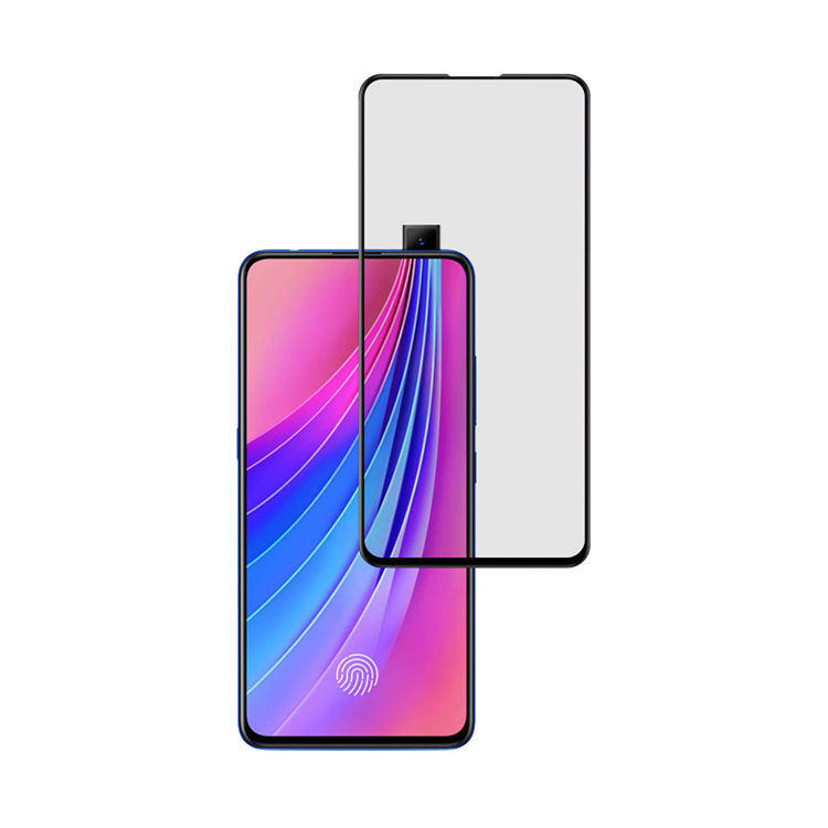 Alink 2.5D silk print full glue tempered glass screen protector for Vivo V15 Pro