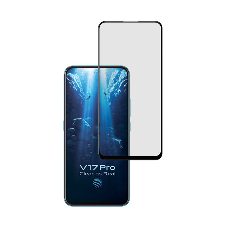 Alink 3D hot bending full glue tempered glass screen protector for Vivo V17 Pro