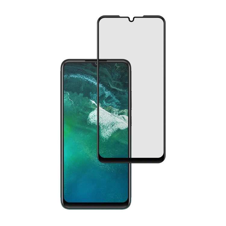 Alink 2.5D silk print full glue tempered glass screen protector for Vivo X50 Lite
