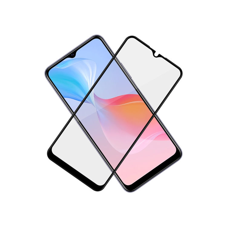 Alink 2.5D silk print full glue tempered glass screen protector for Vivo Y30g
