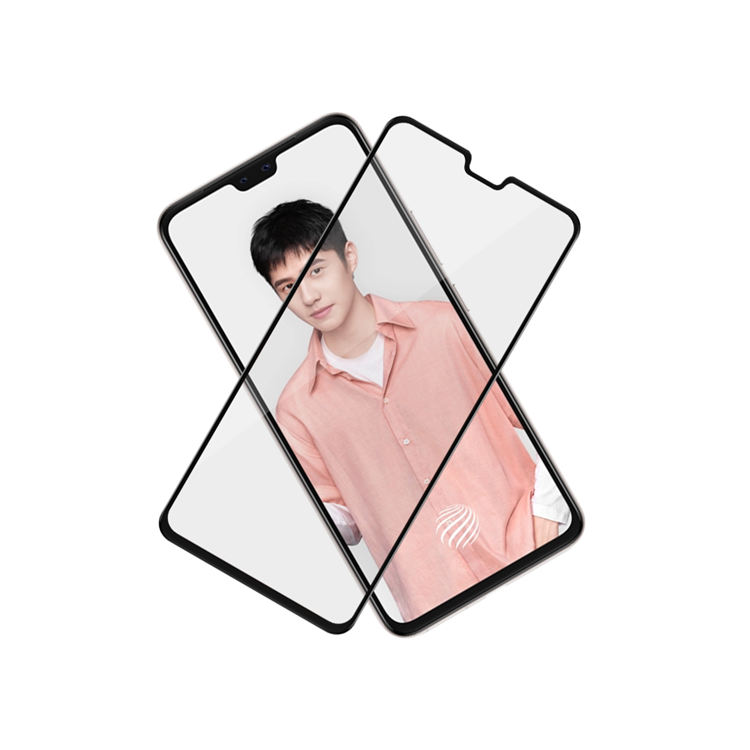 Alink 2.5D silk print full glue tempered glass screen protector for Vivo S7