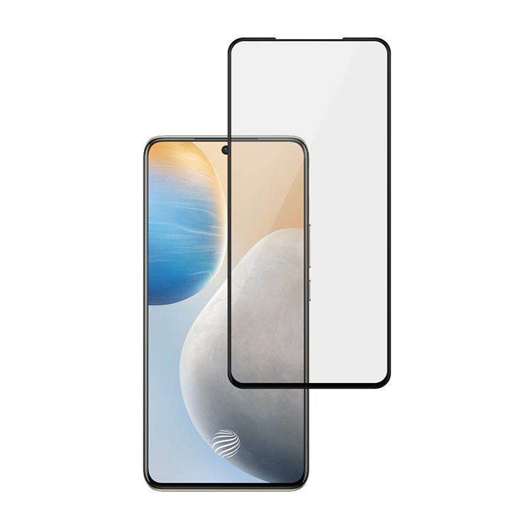 Alink 3D hot bending edge glue tempered glass screen protector for Vivo X60