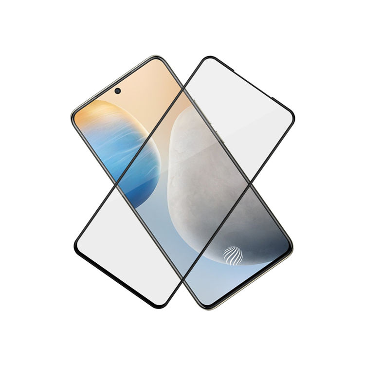 Alink 3D hot bending edge glue tempered glass screen protector for Vivo X60