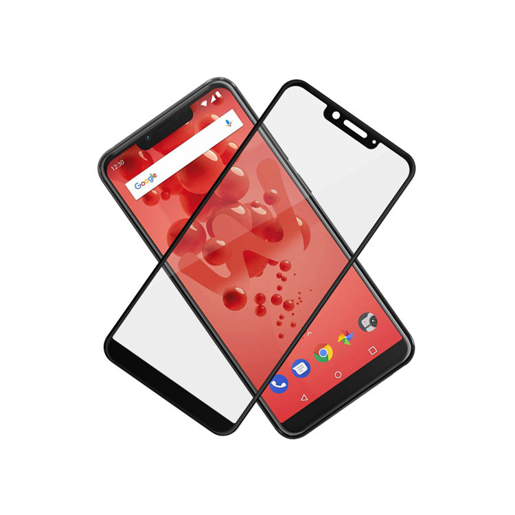 Alink 3D hot bending full glue tempered glass screen protector for Wiko View 2 Plus