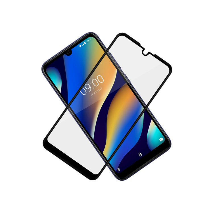 Alink 3D hot bending full glue tempered glass screen protector for Wiko View 3 Lite