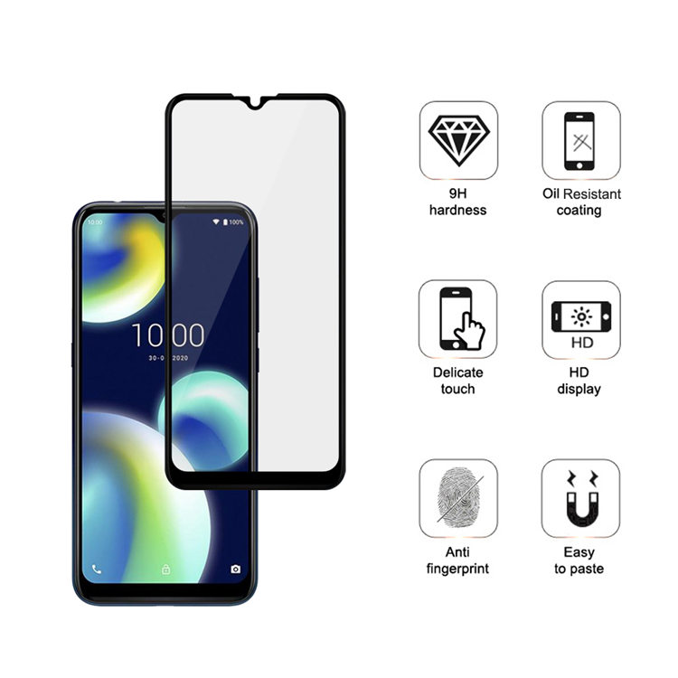 Alink 3D hot bending full glue tempered glass screen protector for Wiko View 4 Lite