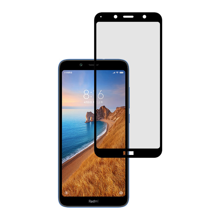 Alink 3D hot bending full glue tempered glass screen protector for Xiaomi Redmi 7A