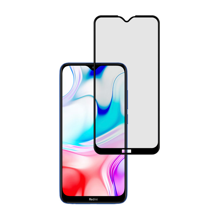 Alink 3D hot bending full glue tempered glass screen protector for Xiaomi Redmi 8