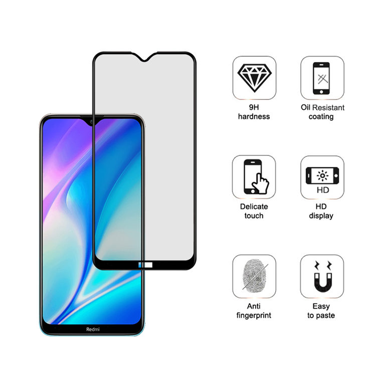 Alink 3D hot bending full glue tempered glass screen protector for Xiaomi Redmi 8A Pro