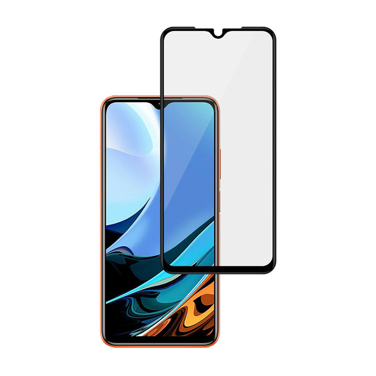 Alink 3D hot bending edge glue tempered glass screen protector for Xiaomi Redmi 9 Power