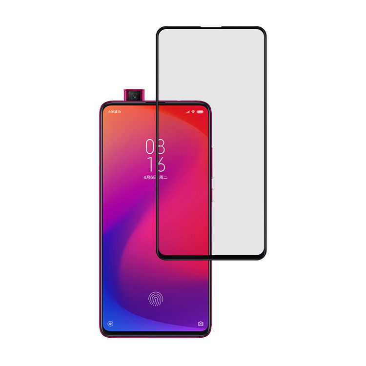 Alink 3D hot bending edge glue tempered glass screen protector for Xiaomi Redmi K20