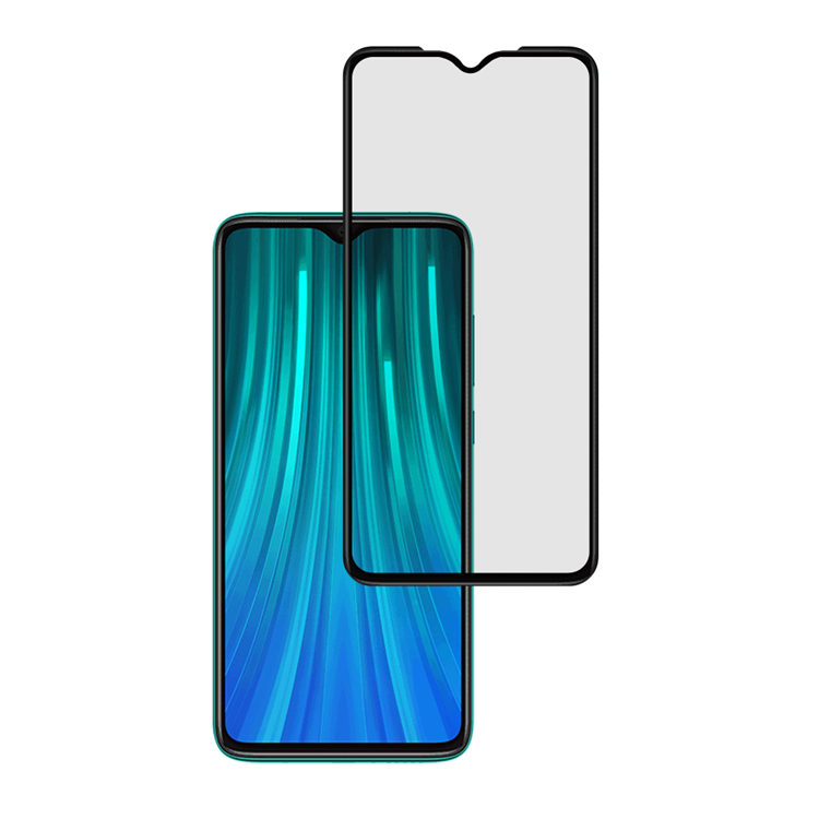 Alink 3D hot bending edge glue tempered glass screen protector for Xiaomi Redmi Note 8