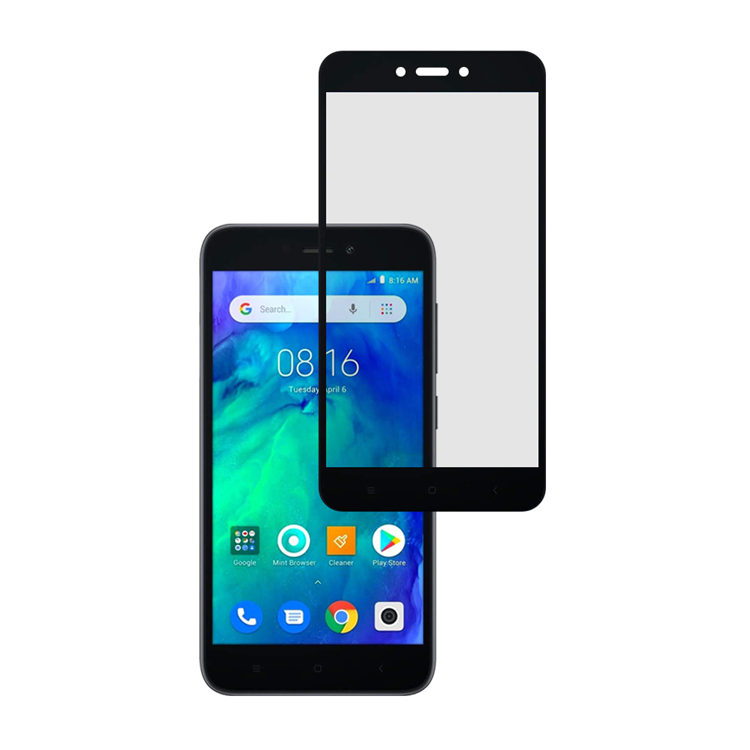 Alink 3D hot bending edge glue tempered glass screen protector for Xiaomi Redmi Go