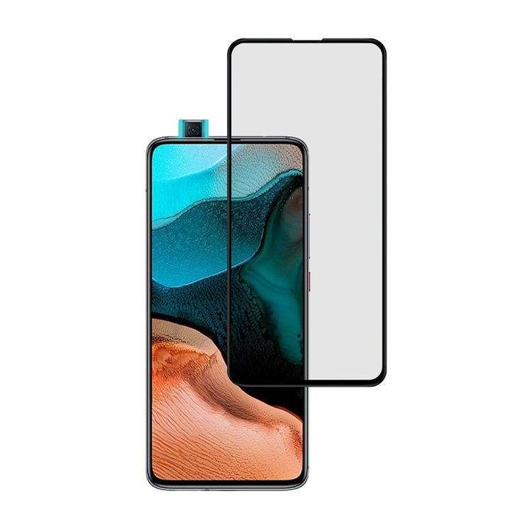 Alink 2.5D silk print full glue tempered glass screen protector for Xiaomi Poco F2 Pro