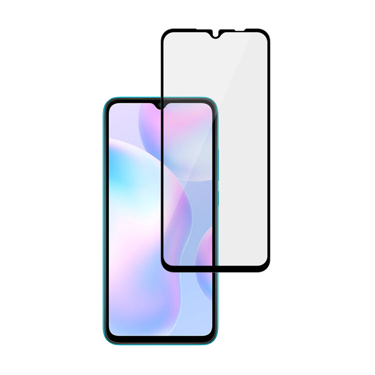 Alink 3D hot bending full glue tempered glass screen protector for Xiaomi Redmi 9A